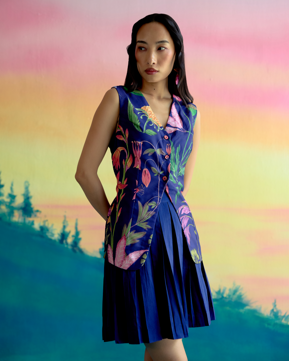 Gardenia skirt set