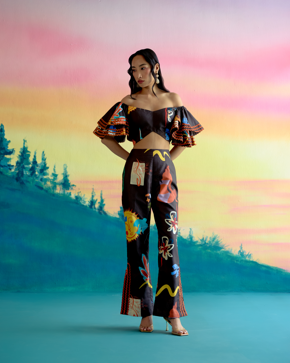 Flora blanc co-ord set