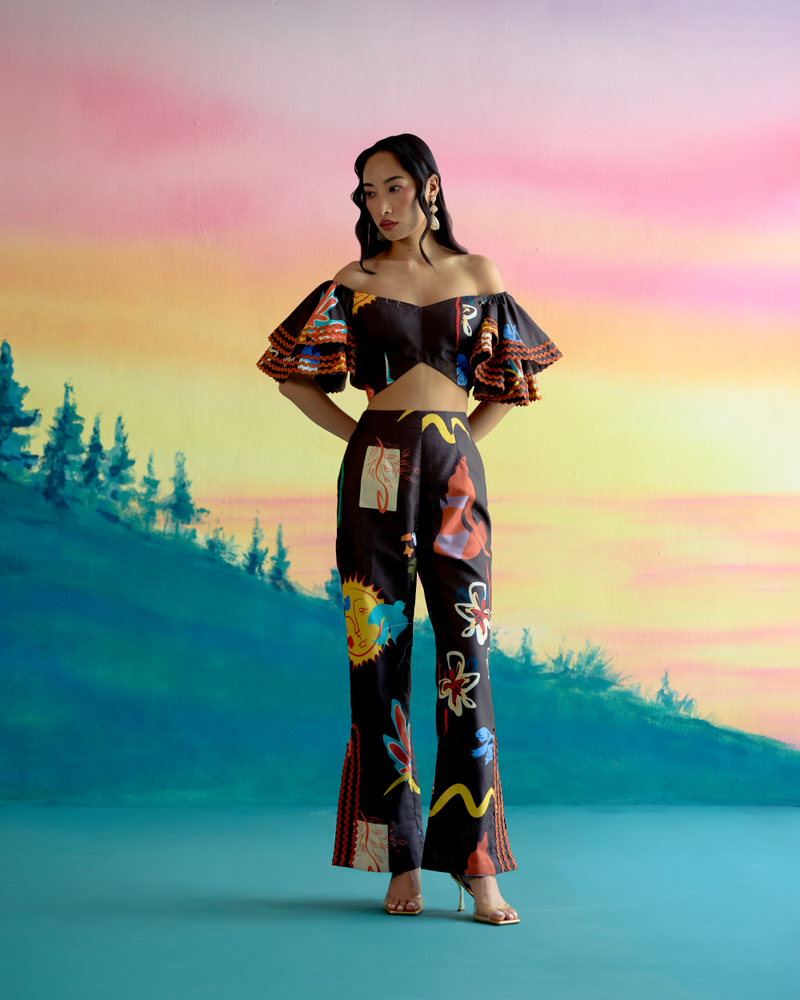 Flora blanc co-ord set