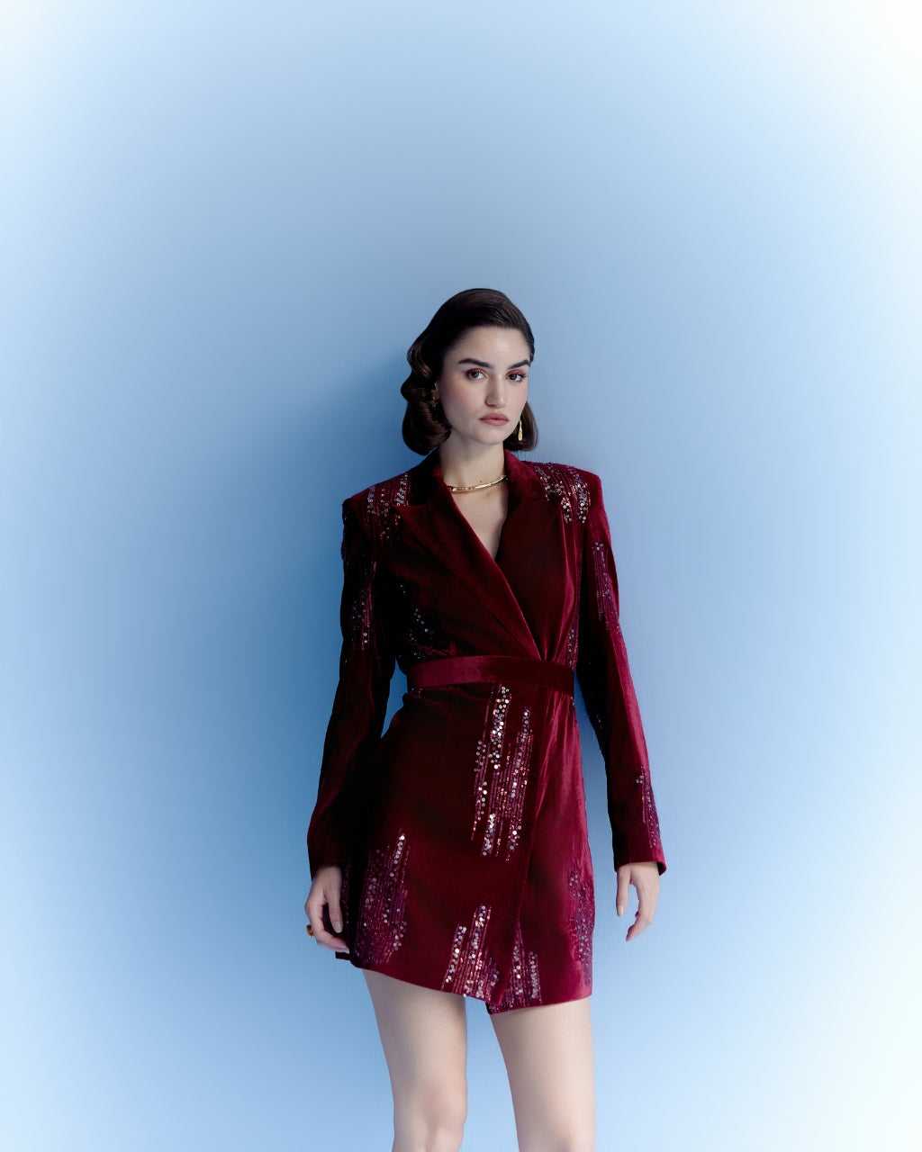 Lysa velvet dress