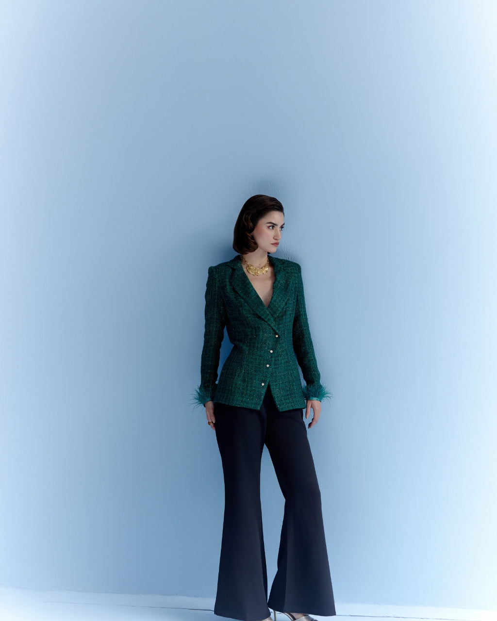 Mira tweed blazer