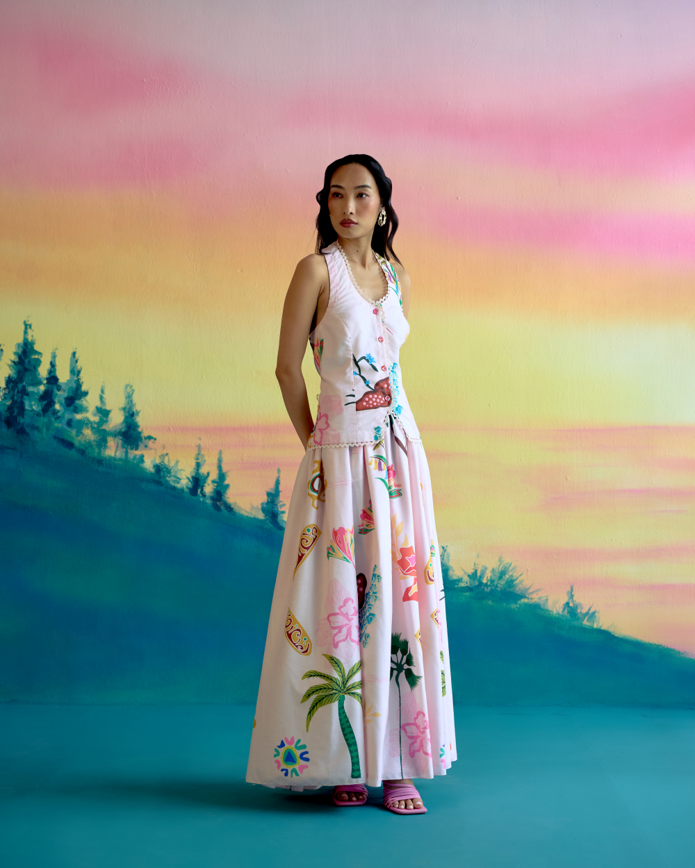 Botanic skirt set