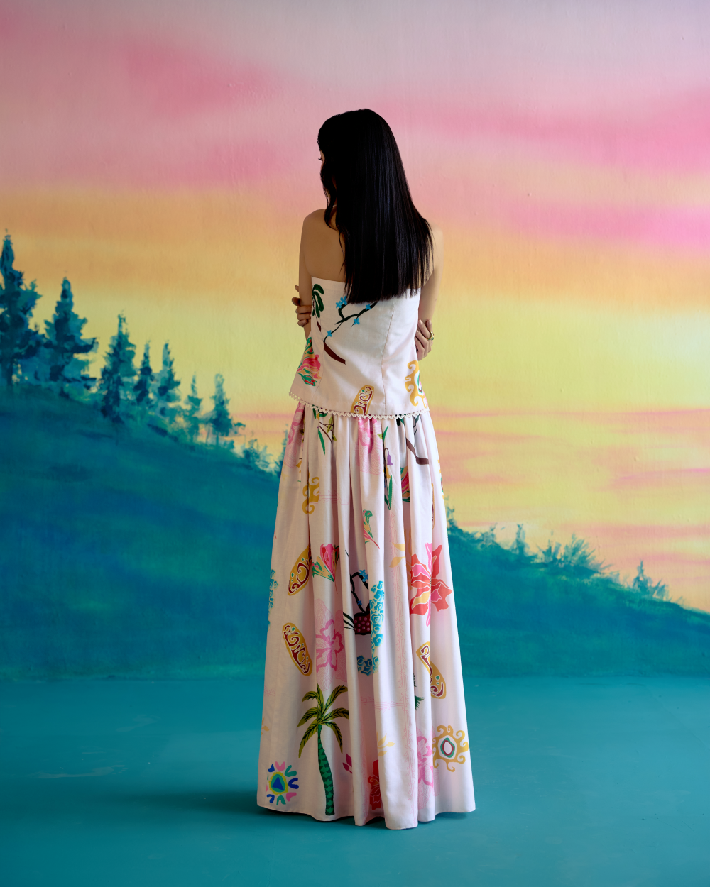 Botanic skirt set