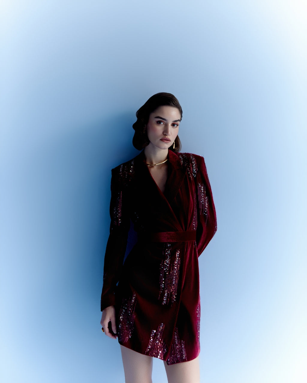 Lysa velvet dress