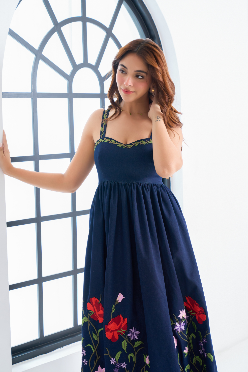 Bloom Denim Dress