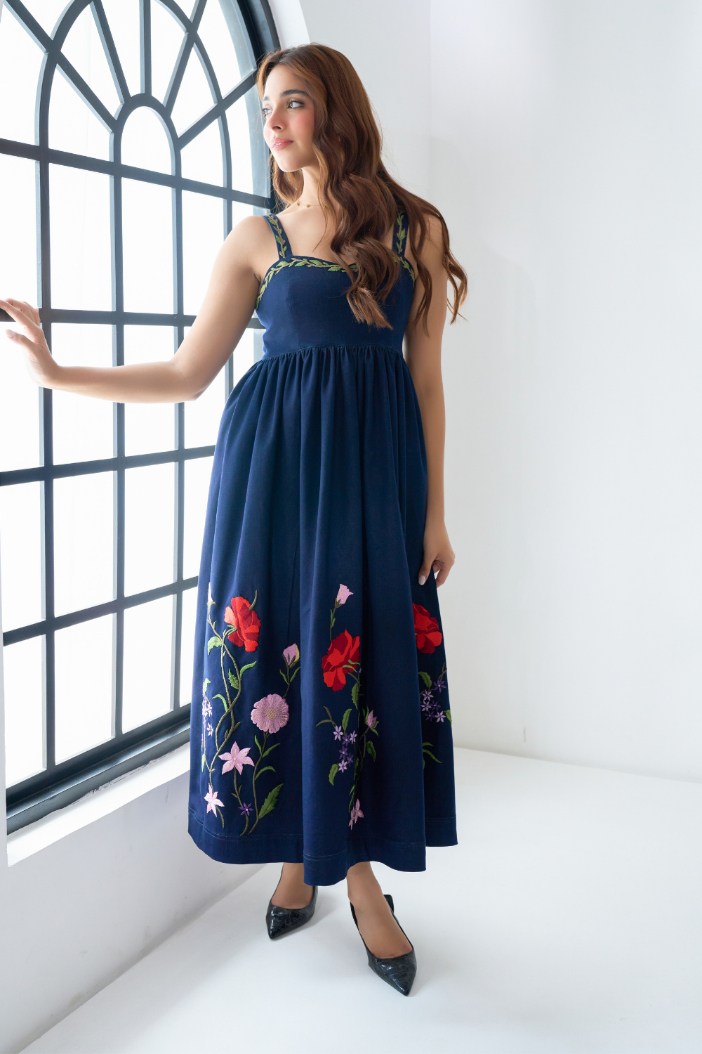 Bloom Denim Dress