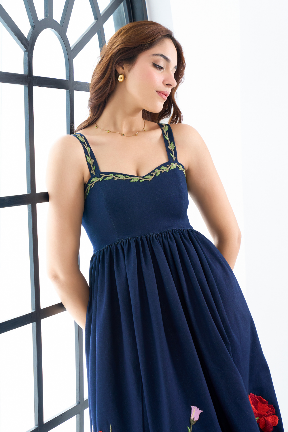 Bloom Denim Dress