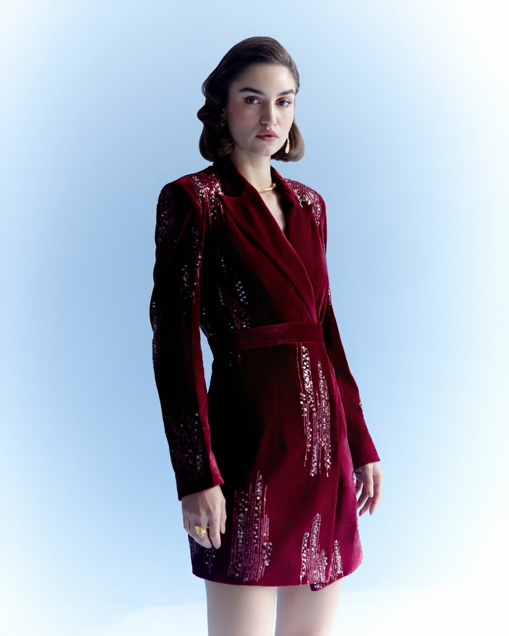 Lysa velvet dress