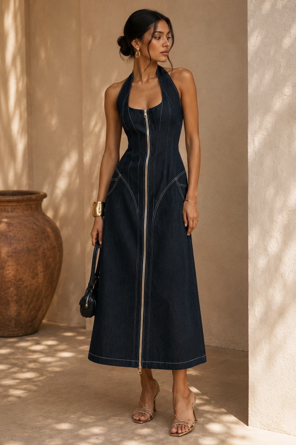 Classique denim dress