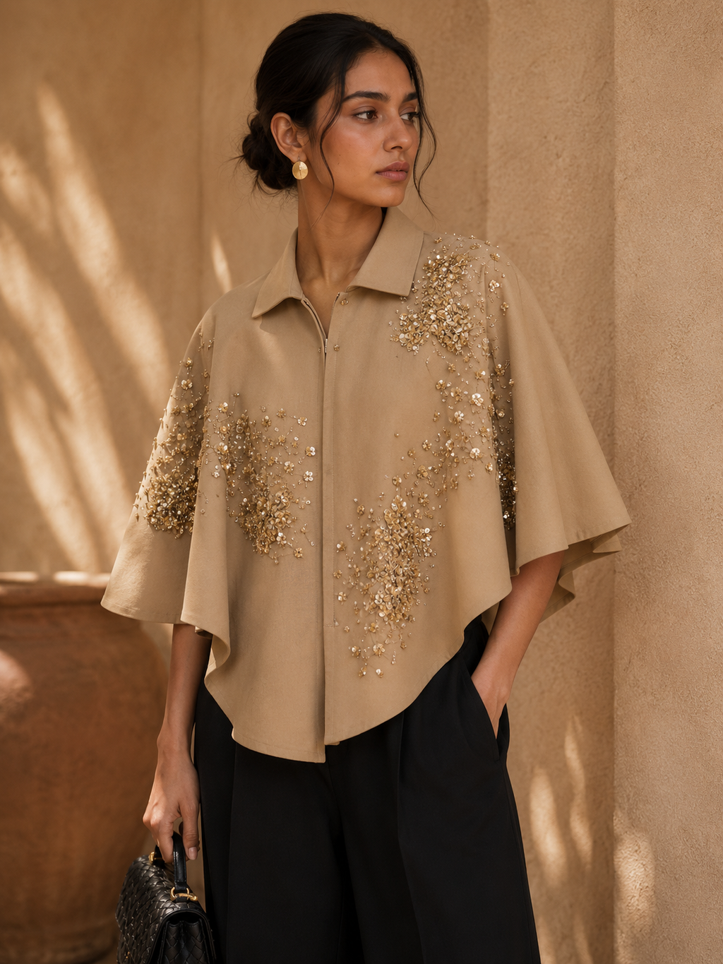Champagne blossom top
