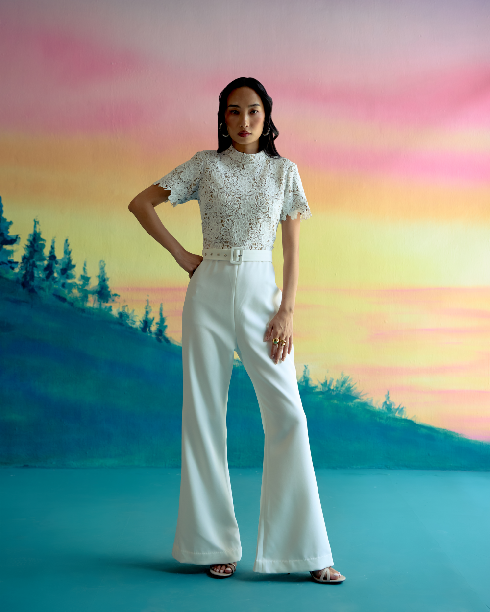 Ivory hour jumpsuit