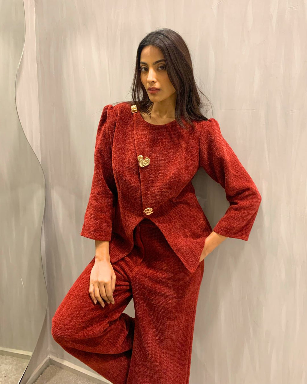 Maison Ember Tweed set