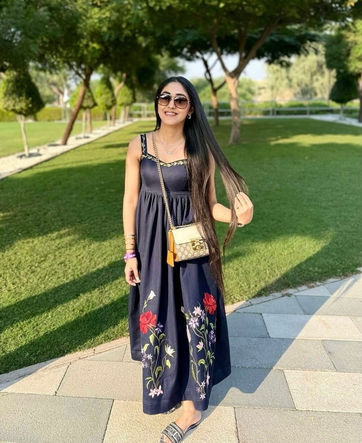 Bloom Denim Dress