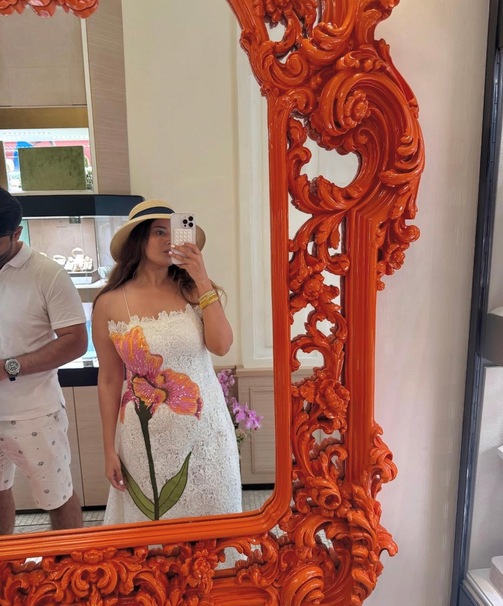 Taanya Hooda in Our Primrose dress