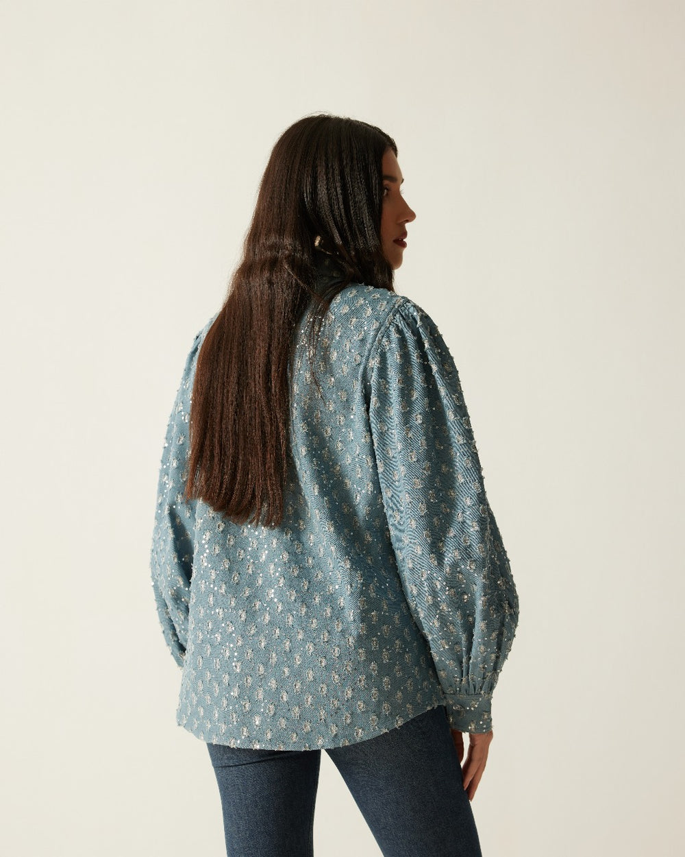 Hanna Khan in our Elara Shirt