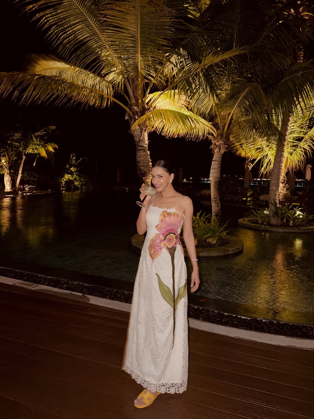 Smriti Khanna in Our Primrose dress