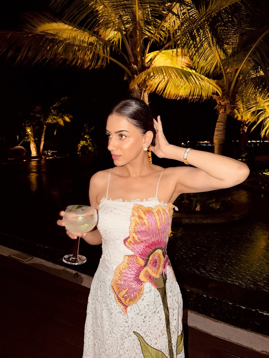 Smriti Khanna in Our Primrose dress