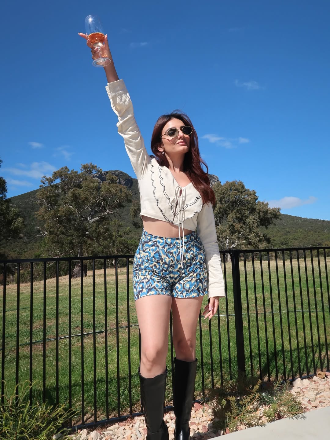 Prakriti Kakar in our Vintage visa co-ord