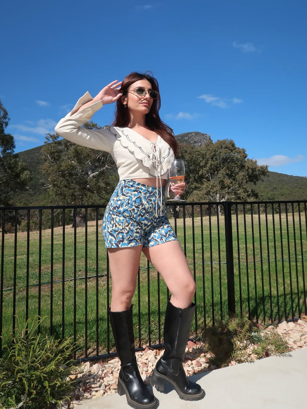 Prakriti Kakar in our Vintage visa co-ord